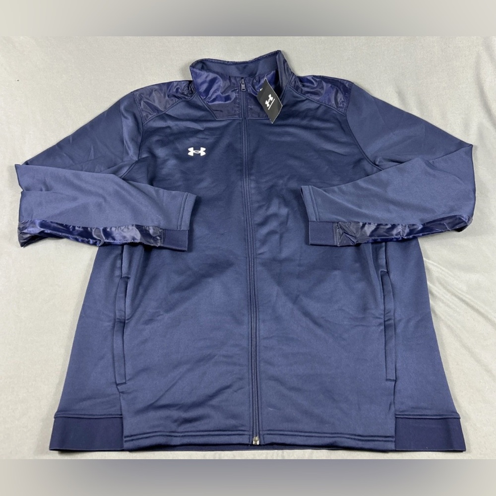 Under Armour Golf Jacket Command Full Zip XXL Blue Polyester
